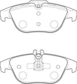 Колодки гальмівні дискові Jurid 573735J