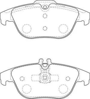 Колодки гальмівні дискові Jurid 573735J