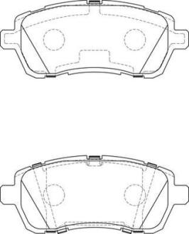 Колодки гальмівні дискові Jurid 573747J