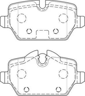 Колодки гальмівні дискові Jurid 573755J