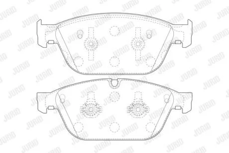 Колодки гальмівні дискові Jurid 573775J