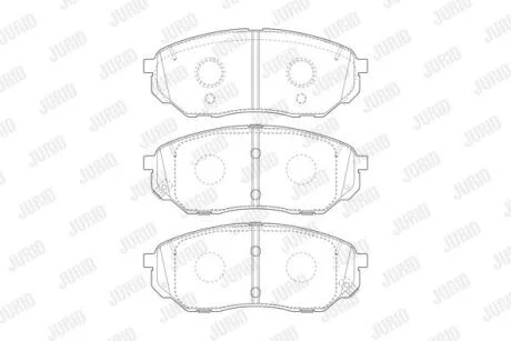 Колодки гальмівні дискові Jurid 573782J