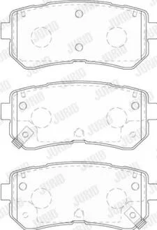 Колодки гальмівні дискові Jurid 573830J