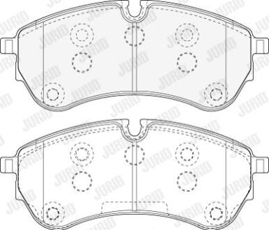 Колодки гальмівні дискові Jurid 573831J