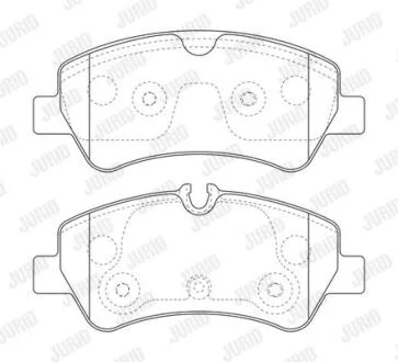 Колодки гальмівні дискові Jurid 573835J