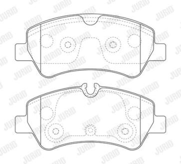 Колодки гальмівні дискові Jurid 573836J