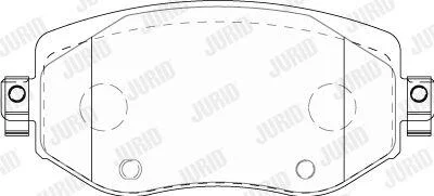 Колодки гальмівні дискові Jurid 573842J