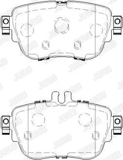 Колодки гальмівні дискові Jurid 573843J