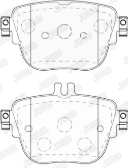 Колодки гальмівні дискові Jurid 573845J