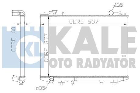 Радіатор охолодження двигуна Ford Ranger/Mazda BT-50 (98-12) 2.5 TDCi, 3.0 TDCi OTO RADYATOR Kale 356200