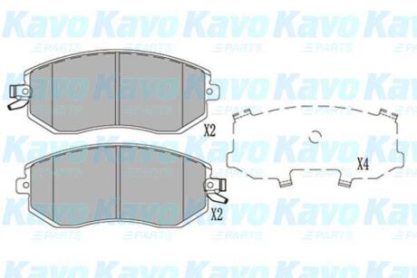 Комплект гальмівних колодок PARTS KAVO KBP-8025