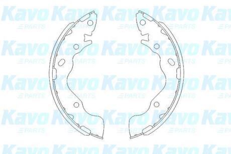 Комплект гальмівних колодок PARTS KAVO KBS-3402