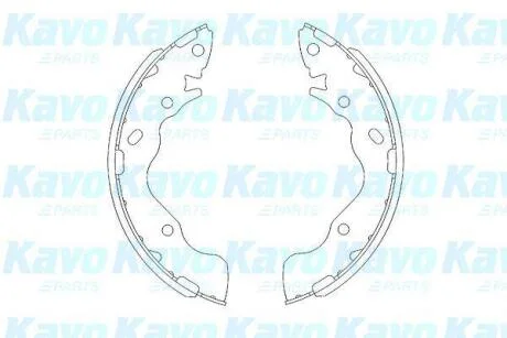 Комплект гальмівних колодок PARTS KAVO KBS-3402