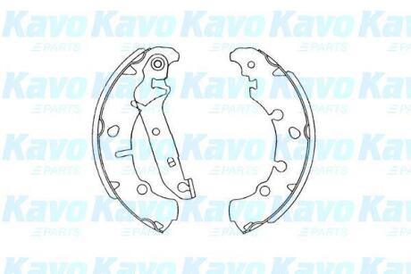 Комплект гальмівних колодок PARTS KAVO KBS-5402