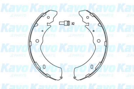 Комплект гальмівних колодок PARTS KAVO KBS-6407
