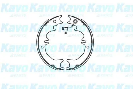 Комплект гальмівних колодок PARTS KAVO KBS-9922