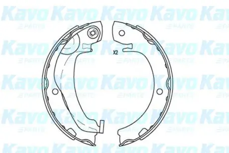 Комплект гальмівних колодок PARTS KAVO KBS-9924
