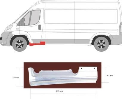 Ремчастина металева KLOKKERHOLM FP 2097 041