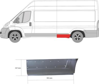 Ремчастина металева KLOKKERHOLM FP 2097 565