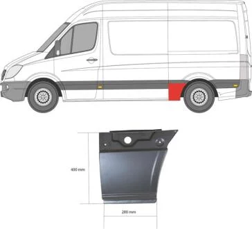 Ремчастина металева KLOKKERHOLM FP 3547 565