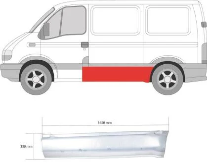 Ремчастина металева KLOKKERHOLM FP 6065 561