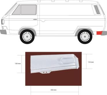 Ремчастина металева KLOKKERHOLM FP 9557 601