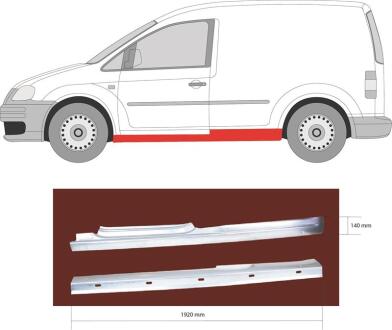 Ремчастина металева KLOKKERHOLM FP 9571 001