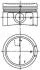 Поршень з кільцями AUDI 81,51 1,8 20V AJQ/AWT (KS) KOLBENSCHMIDT 40434620 (фото 1)