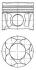 A_Поршень FIAT 83,00 08- KOLBENSCHMIDT 41070600 (фото 1)