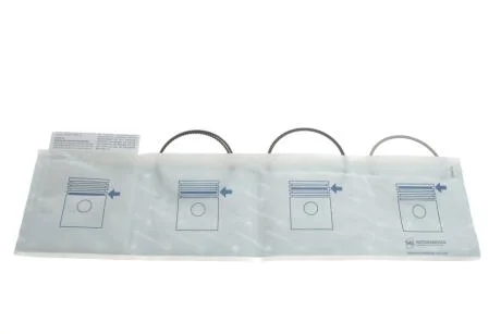 Кільця поршневі VAG 1,6 MPI CWVA/CWVB Euro5 1,2*1,2*2 (KS) KOLBENSCHMIDT 800116510000