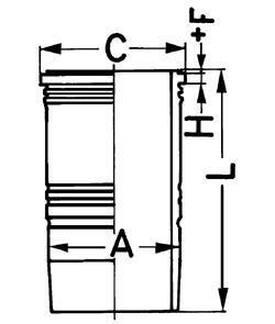 Гільза циліндра KOLBENSCHMIDT 89186110