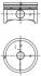 A_Поршень, комплект FORD/VOLVO Focus,Mondeo,Fiesta,C30,S40,S80,V50 2,0i 16V 00- KOLBENSCHMIDT 99457600 (фото 1)