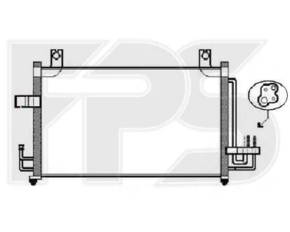 Конденсатор кондиціонера Корея FP 40 K388-X