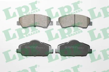 Колодка гальм. диск. CITROEN C4 CACTUS 1.2 2014-,PEUGEOT 308 II 1.2 1.6 2013- передн. LPR 05P1770