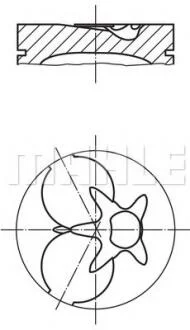 A_Поршень Mahle MB MAHLE / KNECHT 0029300