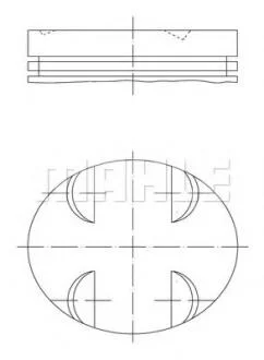 A_Поршень Mahle MB E,C class (S211,W211,W203,W204) 3,5 05- MAHLE / KNECHT 0052401