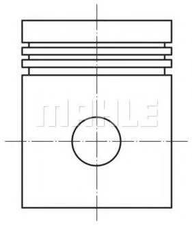 Поршень MAHLE MAHLE / KNECHT 012 02 01