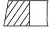 Комплект поршневих кілець SEAT/VW &quot;1,4TSI &quot;05&gt;&gt; MAHLE / KNECHT 02808N2 (фото 2)