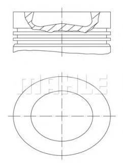 Поршень MAHLE MAHLE / KNECHT 028 PI 00100 000