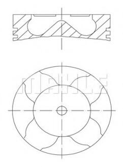 A_Поршень Mahle AUDI MAHLE / KNECHT 0334012