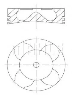 A_Поршень Mahle AUDI MAHLE / KNECHT 0334112