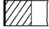 Комплект поршневих кілець Mahle CITROEN/OPEL/PEUGEOT \'\'1.2VTI EB2 \'\'12>> MAHLE / KNECHT 039RS001200N0 (фото 1)