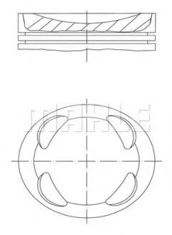 Поршень MAHLE MAHLE / KNECHT 081 PI 00104 001