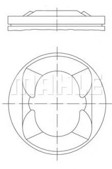 Поршень MAHLE MAHLE / KNECHT 081 PI 00110 000