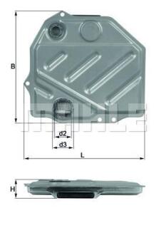 Масляний фiльтр MAHLE / KNECHT HX48