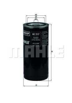 Паливний фільтр MAHLE / KNECHT KC217