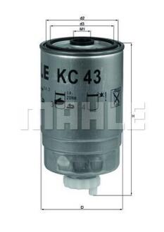 A_Фільтр паливний Mahle Iveco, знято з виробництва MAHLE / KNECHT KC43