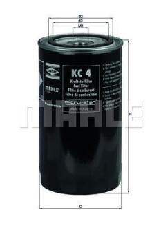 Паливний фільтр MAHLE / KNECHT KC4