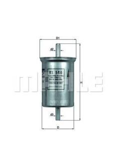 Паливний фільтр MAHLE / KNECHT KL146