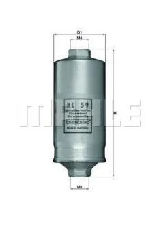A_Фільтр паливний Mahle Ford MAHLE / KNECHT KL59